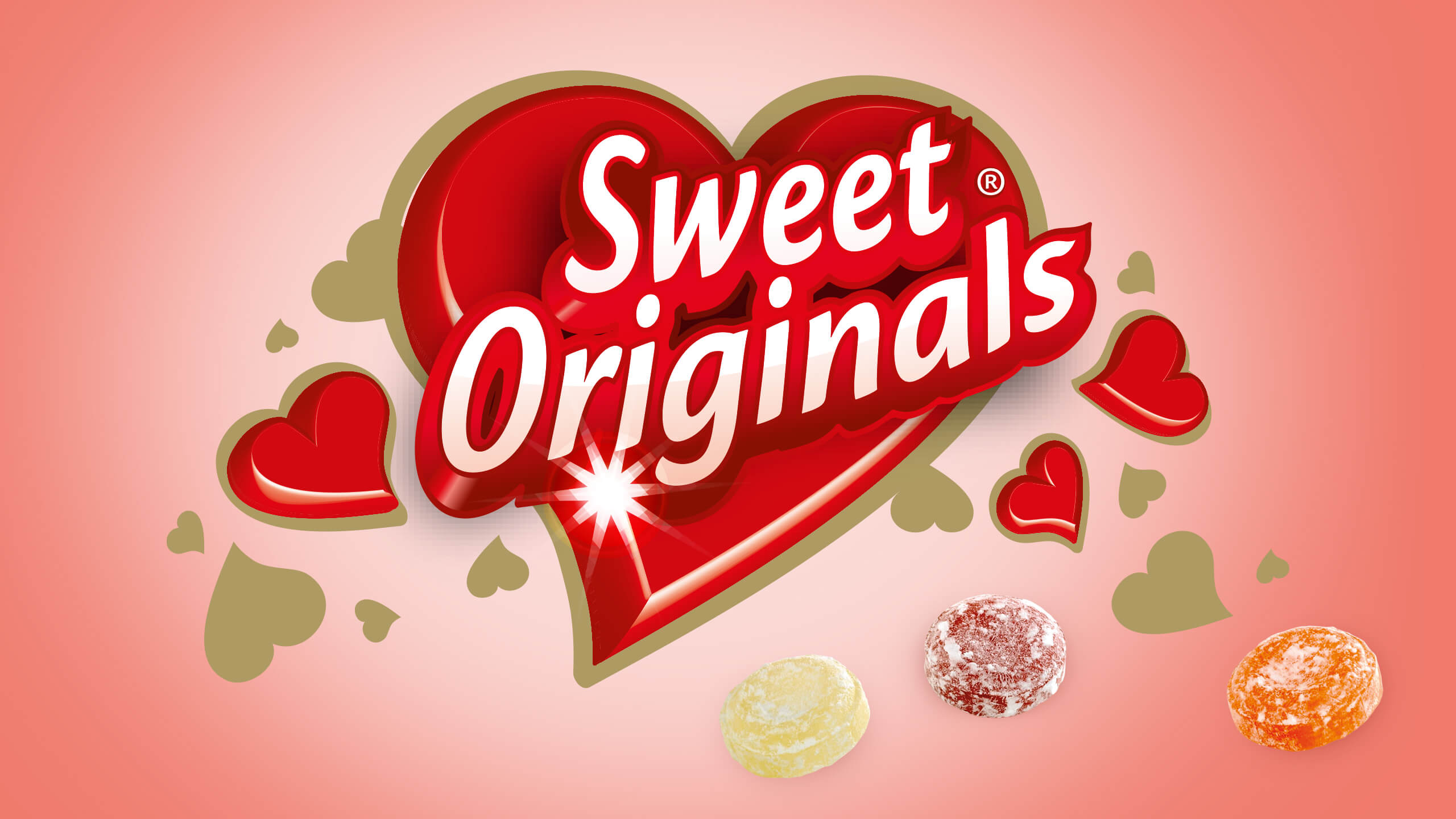 ontwerp merklogo snoep sweet originals