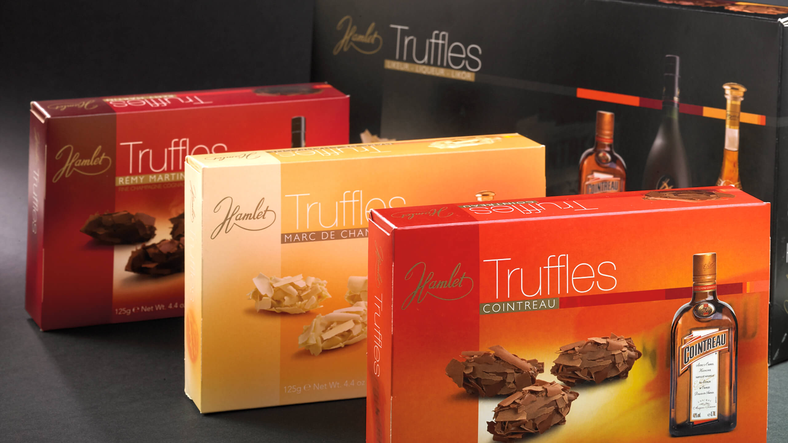 grafisch design doos truffels